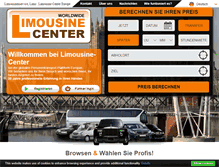 Tablet Screenshot of limousine-center.eu